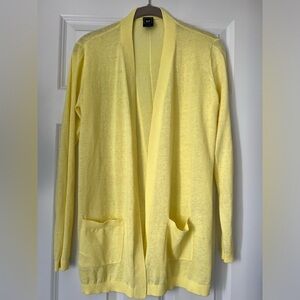 GAP yellow cardigan size small.